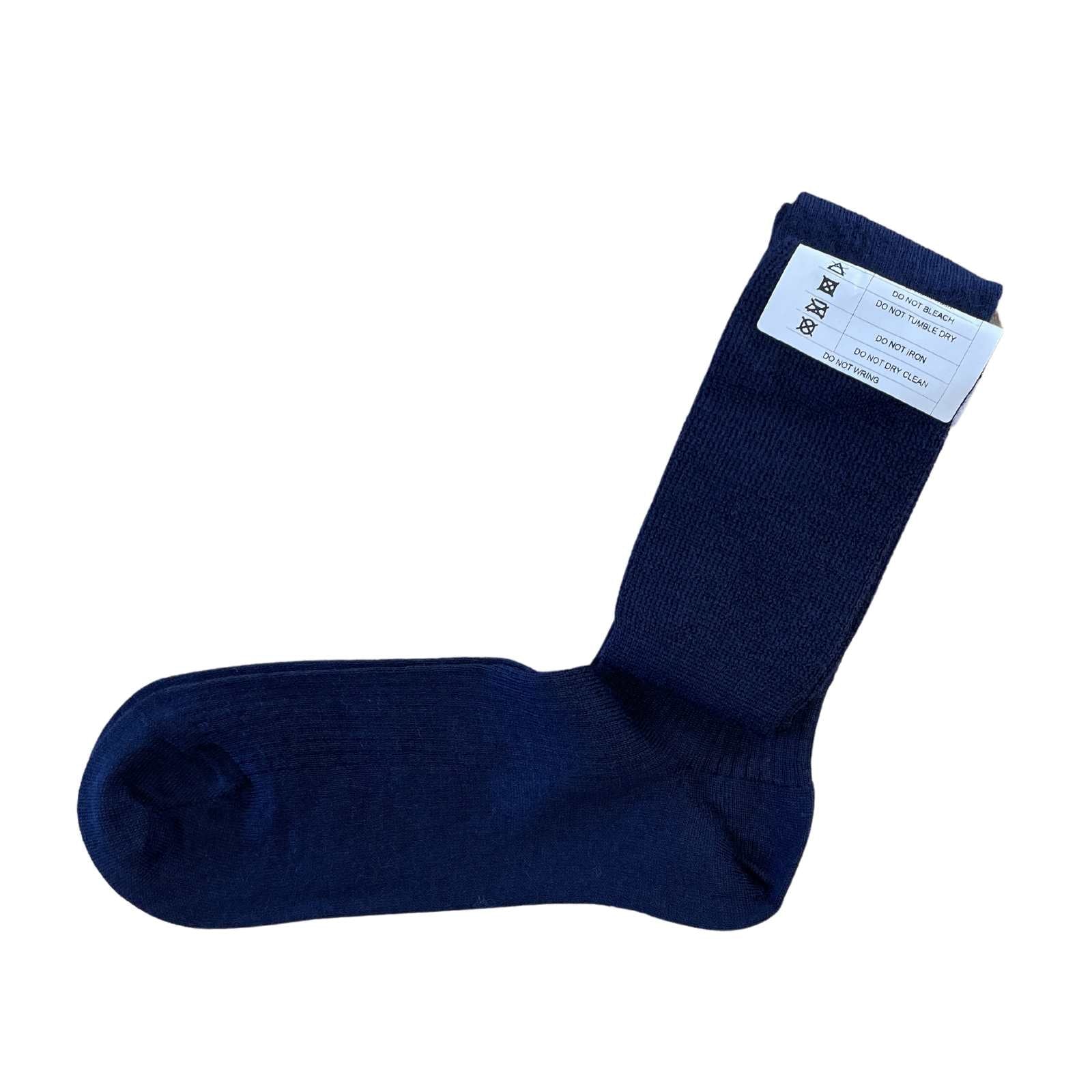 British Navy Thin Wool Long Socks 2 British Navy Thin Wool Long Socks