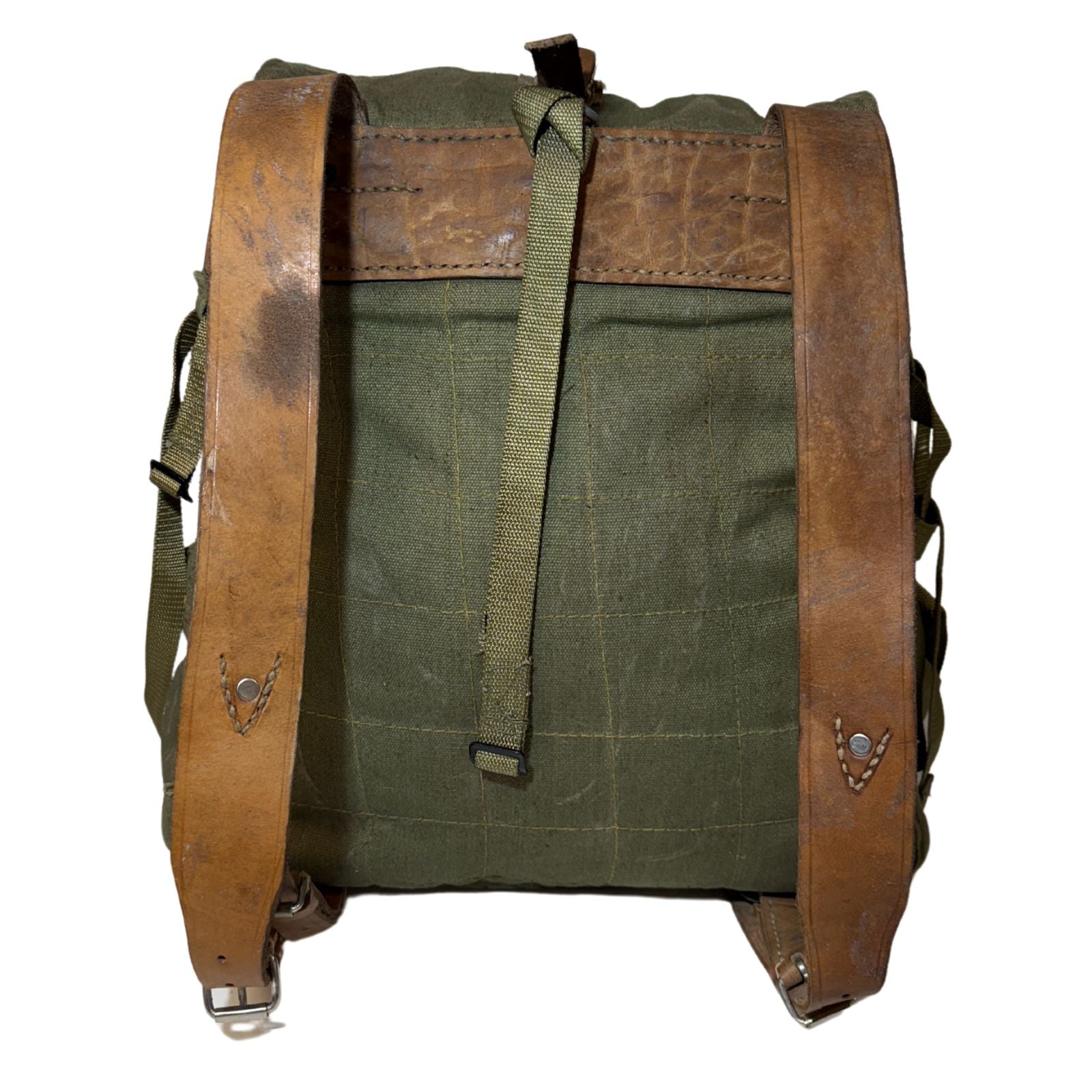 Vintage Romanian Army canvas rucksack 3 Vintage Romanian Army canvas rucksack