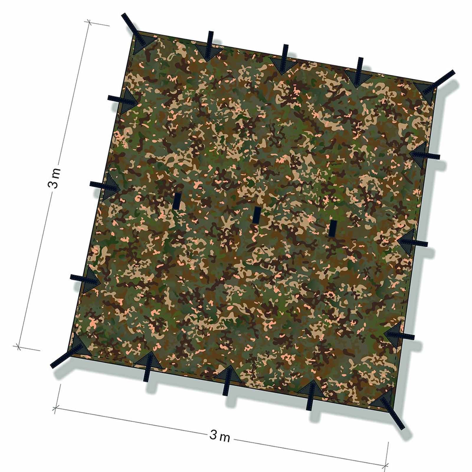 DD Tarp 3x3 meters 9 DD Tarp 3x3 meters