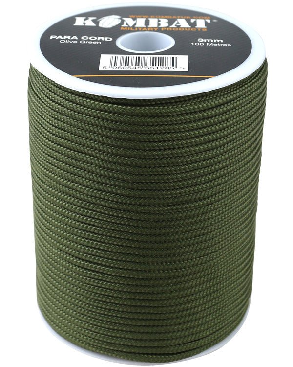 3mm - 100m Olive Paracord