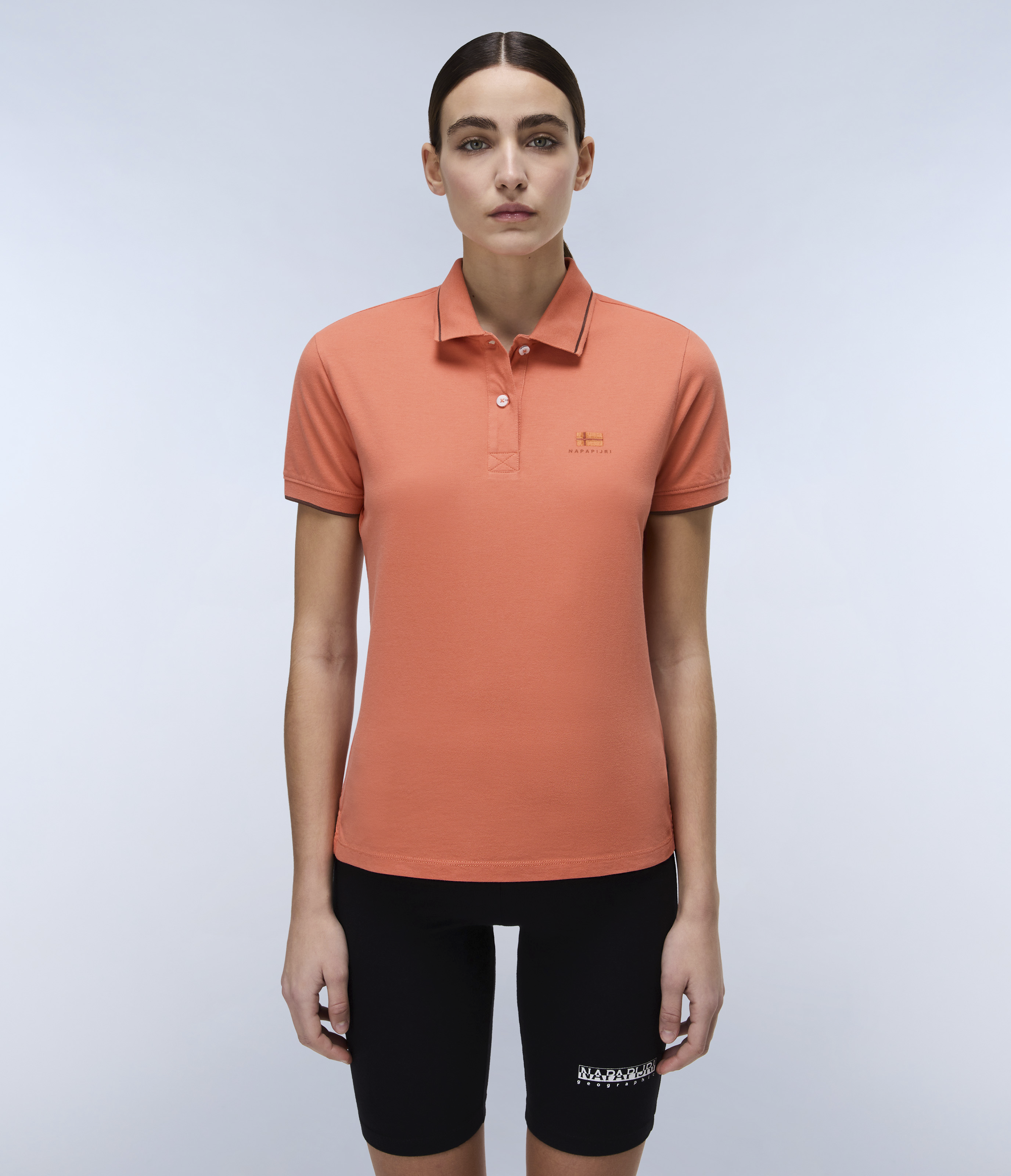 Nina Short Sleeve Polo Shirt 2 Nina Short Sleeve Polo Shirt