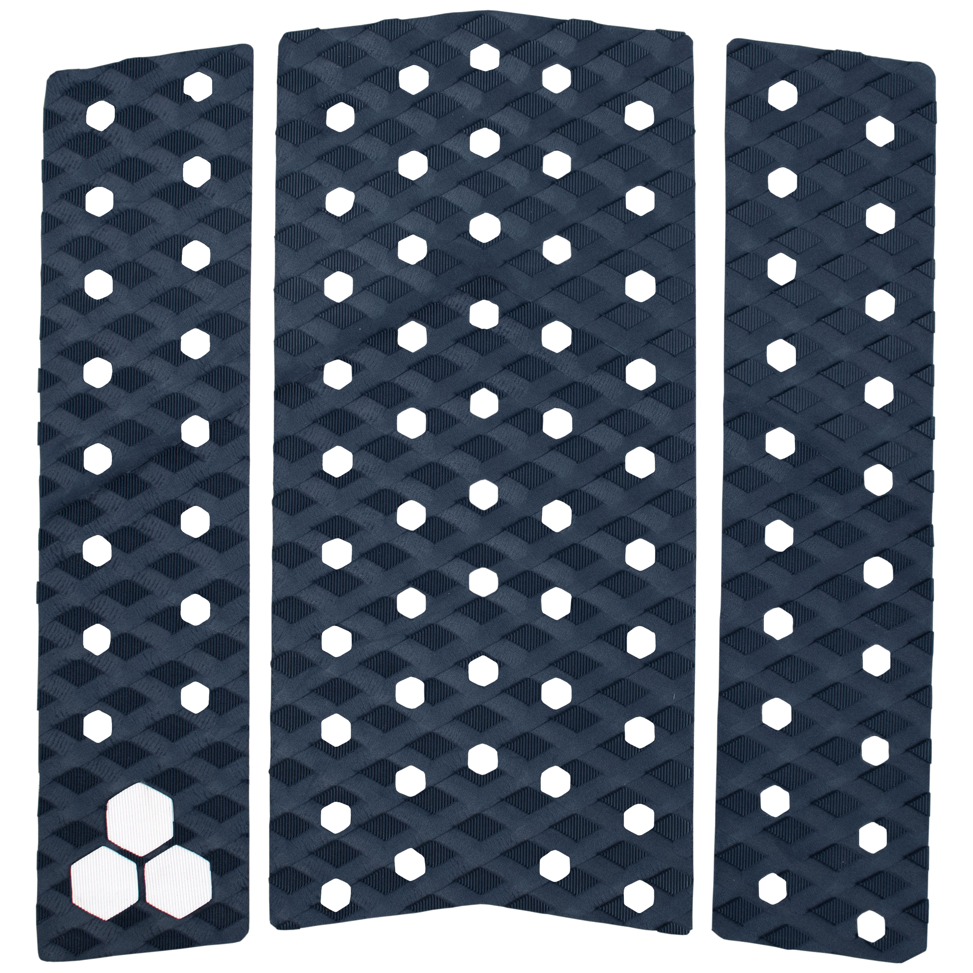 Mixed Groove 3 Piece Front Pad