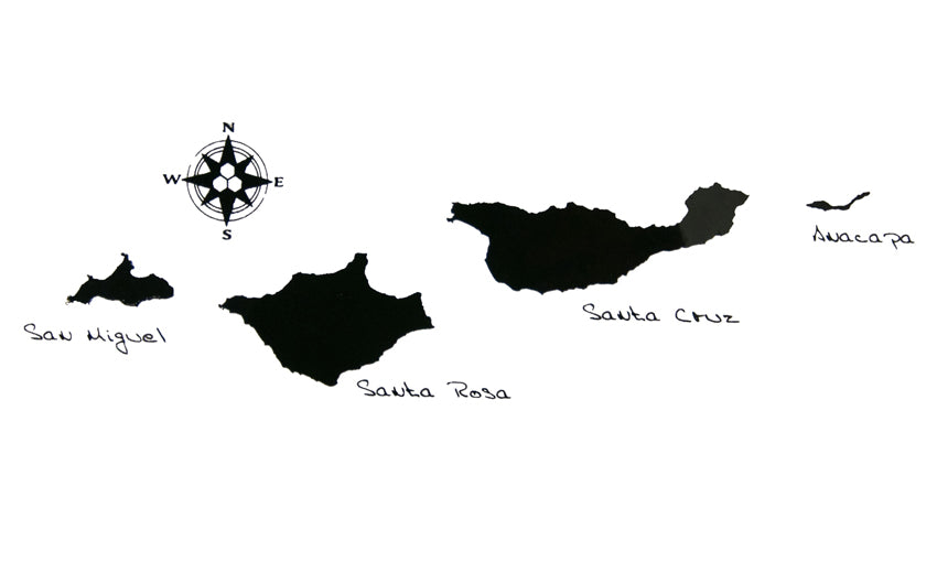 Stickers/ Compass Island / 5 Pack