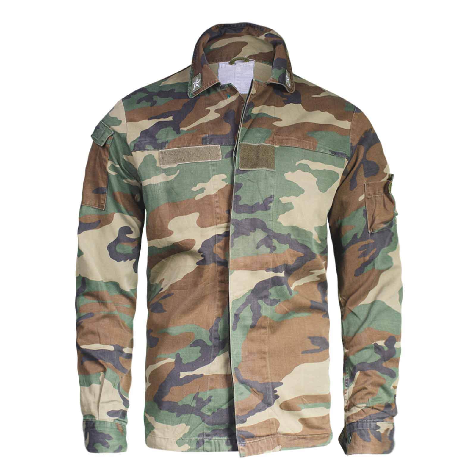 Italian Army Woodland Camouflage Combat Shirt 1 Italian Army Woodland Camouflage Combat Shirt