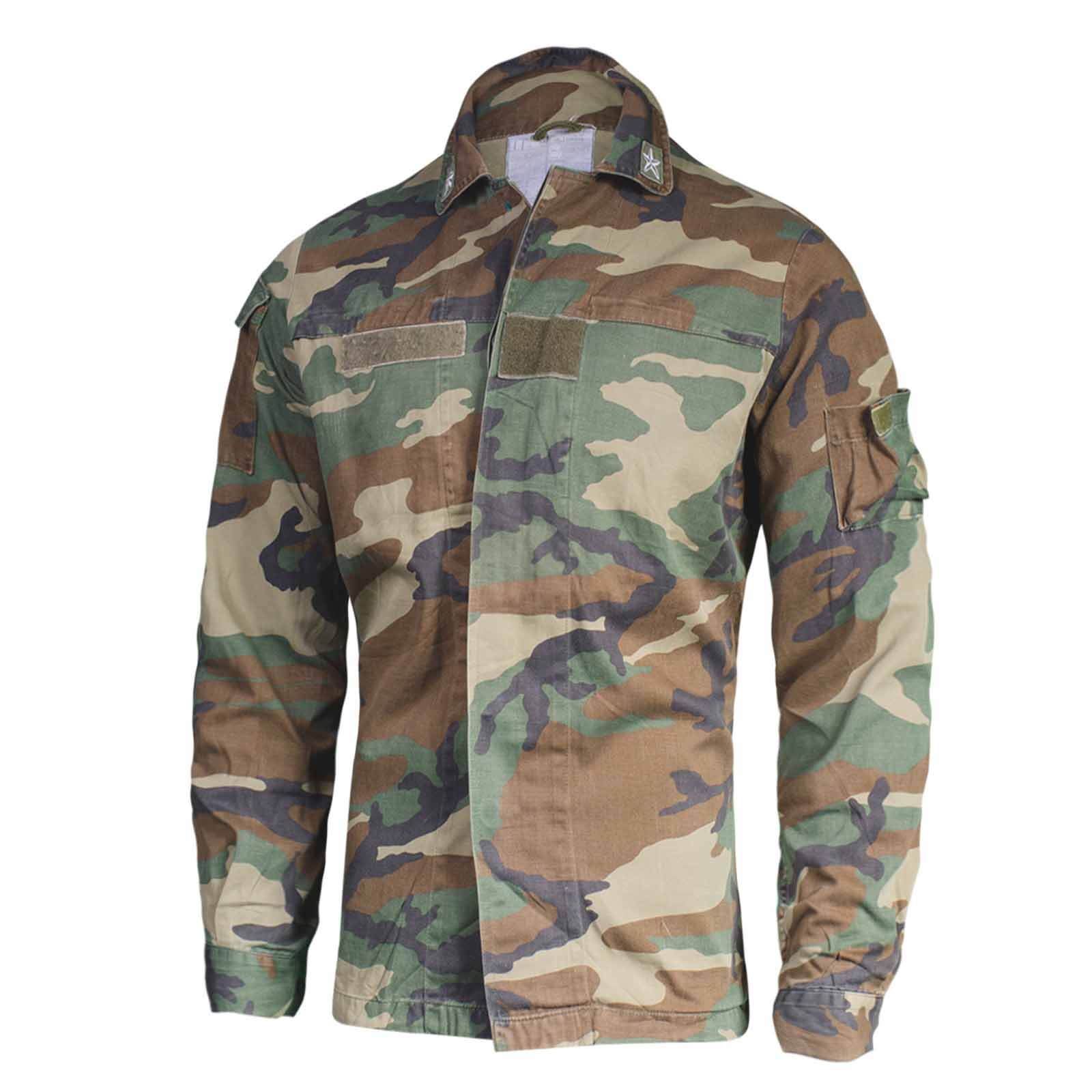 Italian Army Woodland Camouflage Combat Shirt 2 Italian Army Woodland Camouflage Combat Shirt